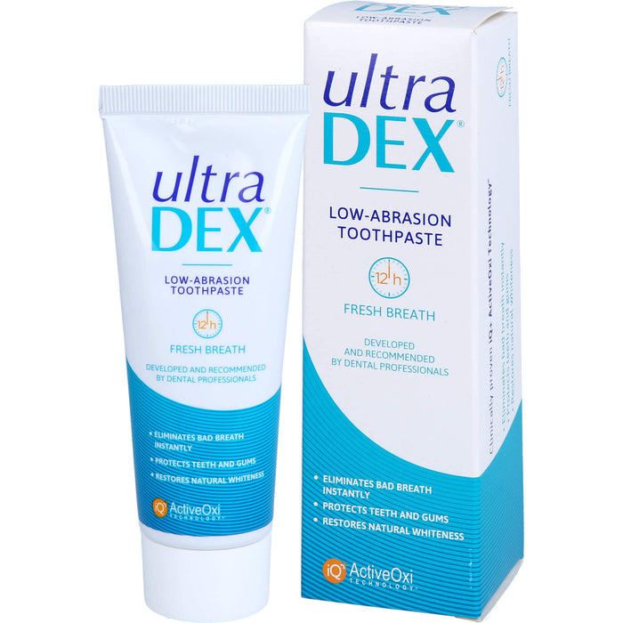 UltraDEX Zahncreme Low Abrasion Fresh Breath, 75 ml Toothpaste
