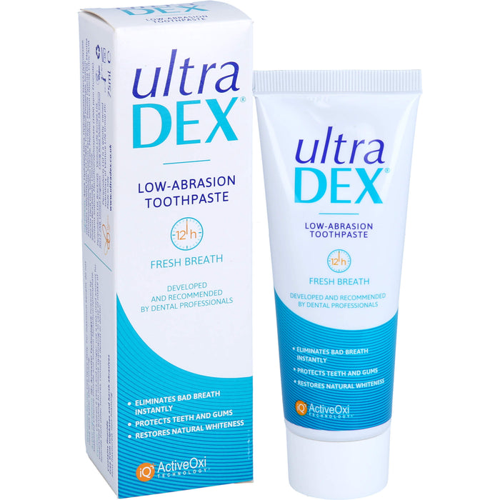 UltraDEX Zahncreme Low Abrasion Fresh Breath, 75 ml Toothpaste