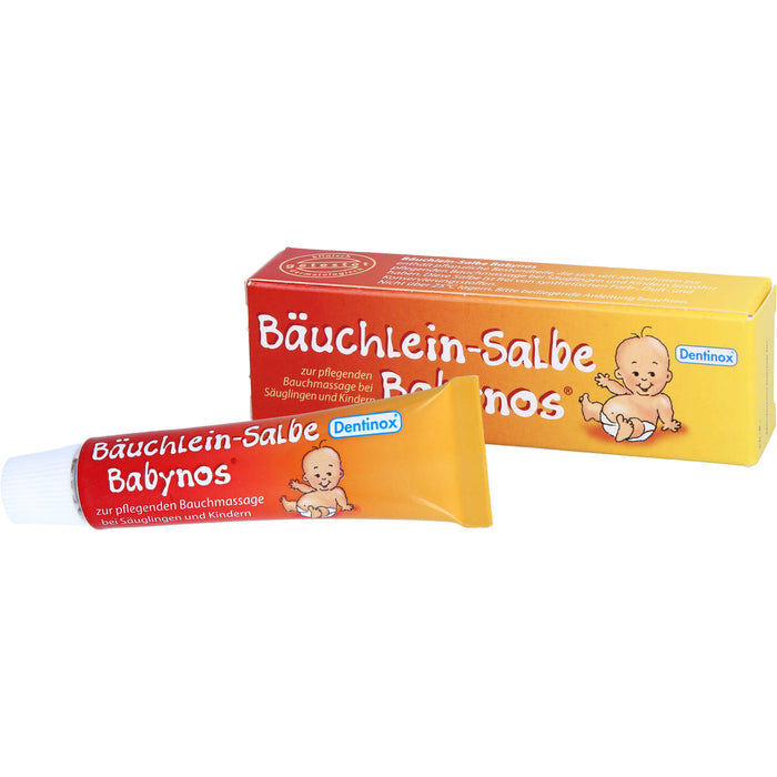 Bäuchlein-Salbe Babynos zur pflegenden Bauchmassage, 10 ml Onguent