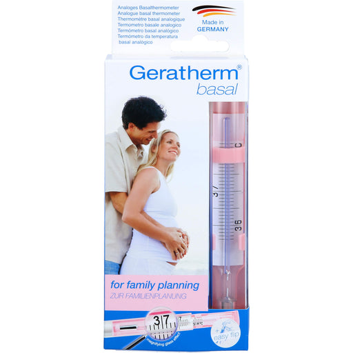 Geratherm Basal analoges Basalthermometer zur Familienplanung, 1 St. Fieberthermometer