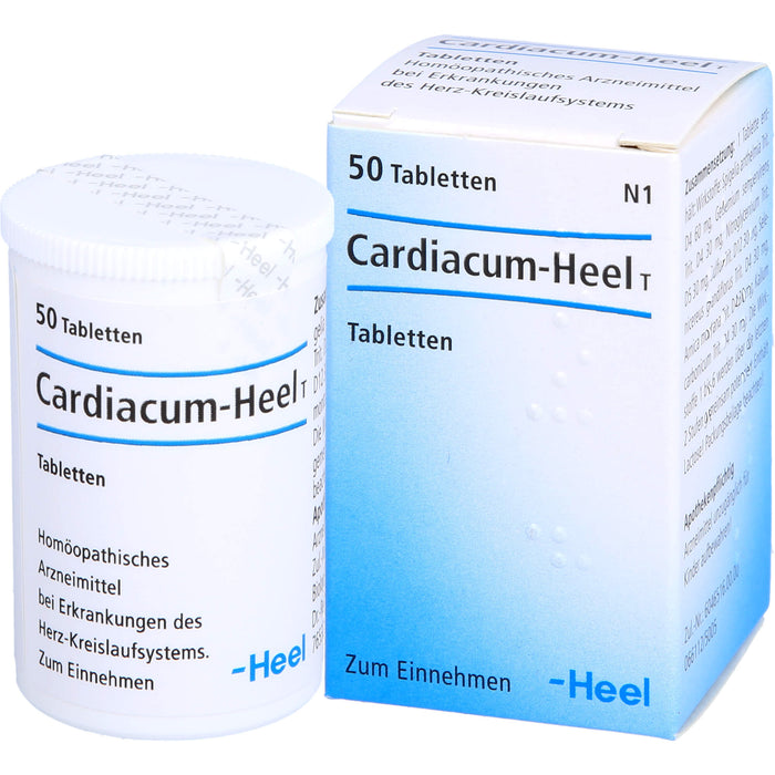 Cardiacum Heel T Tabletten, 50 pc Tablettes
