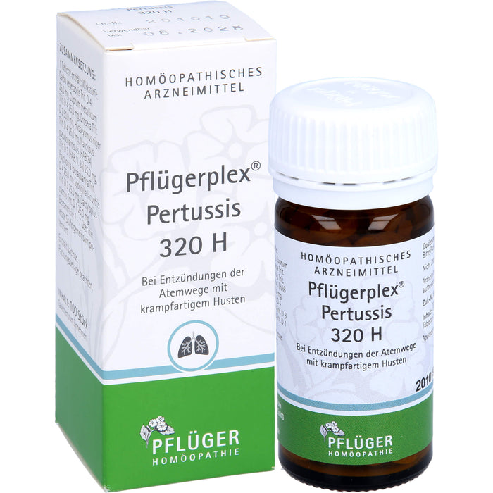 Pflügerplex Pertussis 320 H Tabletten bei Entzündungen der Atemwege, 100 pc Tablettes
