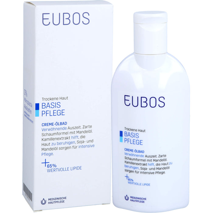 EUBOS Creme-Ölbad für trockene Haut, 200 ml Solution