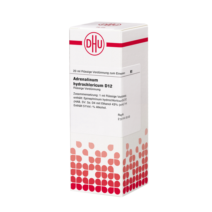 DHU Adrenalinum hydrochloricum D12 Dilution, 20 ml Solution