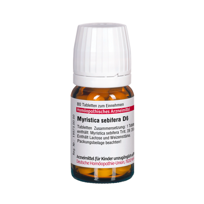 Myristica sebifera D6 DHU Tabletten, 80 pcs. Tablets