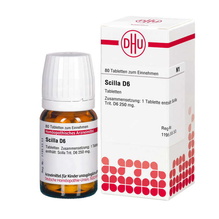 Scilla D6 DHU Tabletten, 80 pc Tablettes