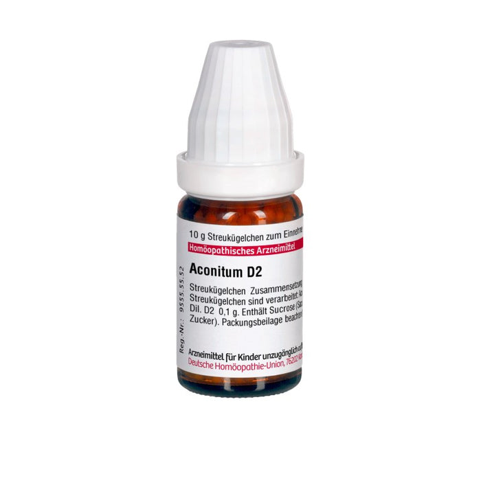 Aconitum D2 DHU Globuli, 10 g Globules