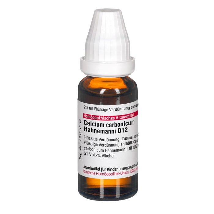 DHU Calcium carbonicum Hahnemanni D12 Dilution, 20 ml Solution