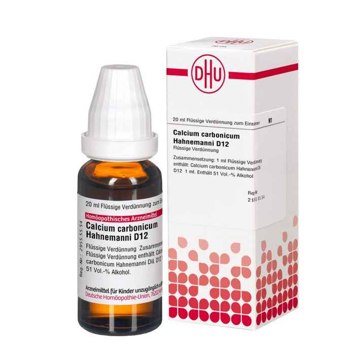 DHU Calcium carbonicum Hahnemanni D12 Dilution, 20 ml Solution