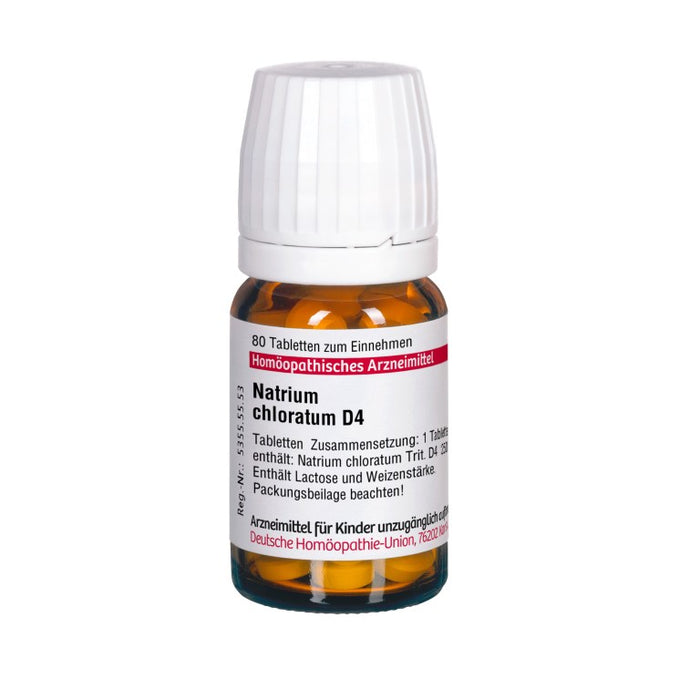 Natrium chloratum D4 DHU Tabletten, 80 pcs. Tablets