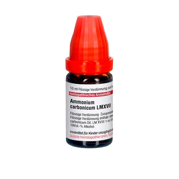 Ammonium carbonicum LM XVIII DHU Dilution, 10 ml Solution