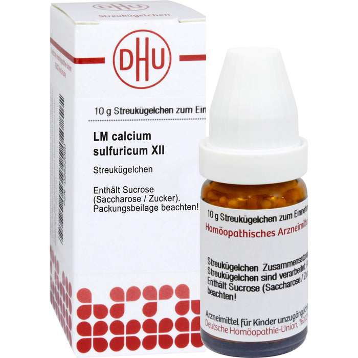 Calcium sulfuricum LM XII DHU Globuli, 5 g Globules