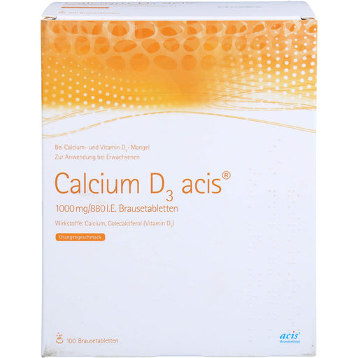 Calcium D3 acis® 1000 mg/880 I.E., Brausetabletten, 100 St BTA