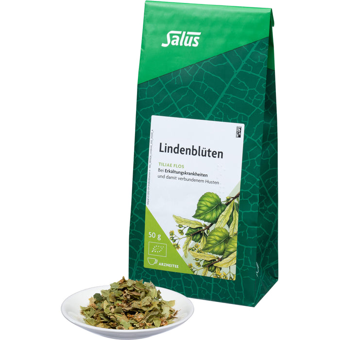 Salus Lindenblüten Arzneitee bei Erkältungskrankheiten, 50 g Thé