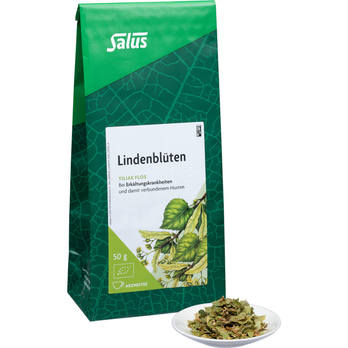 Salus Lindenblüten Arzneitee bei Erkältungskrankheiten, 50 g Thé
