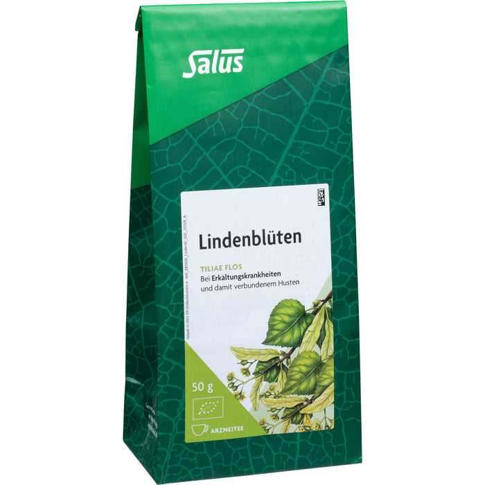 Salus Lindenblüten Arzneitee bei Erkältungskrankheiten, 50 g Thé
