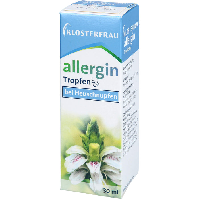 KLOSTERFRAU allergin Tropfen bei Heuschnupfen, 30 ml Solution