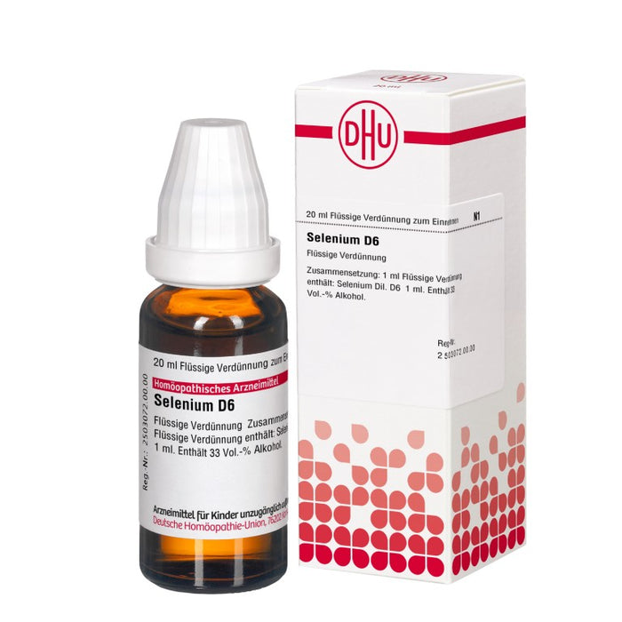 DHU Selenium D6 Dilution, 20 ml Solution