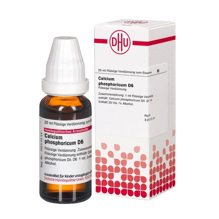 DHU Calcium phosphoricum D6 Dilution, 20 ml Solution