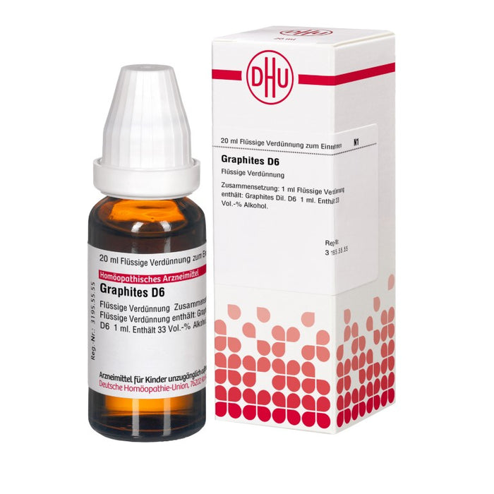 DHU Graphites D6 Dilution, 20 ml Solution
