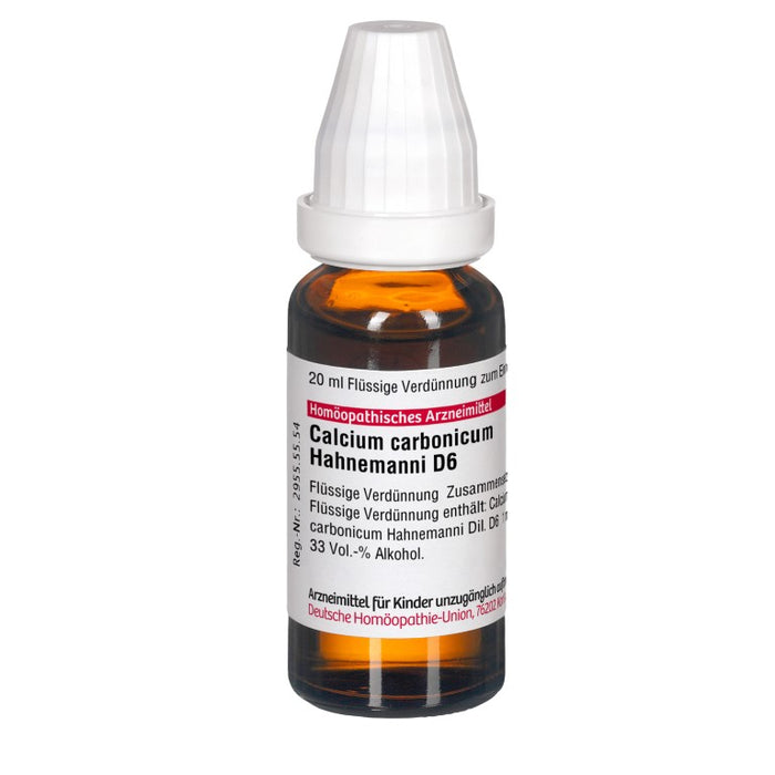 DHU Calcium carbonicum Hahnemanni D6 Dilution, 20 ml Solution