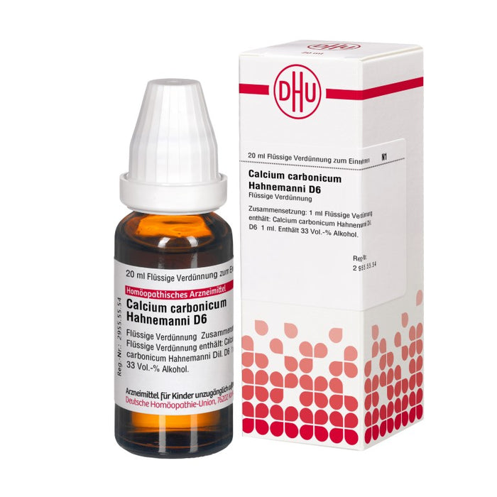 DHU Calcium carbonicum Hahnemanni D6 Dilution, 20 ml Solution