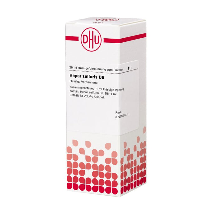 DHU Hepar sulfuris D6 Dilution, 20 ml Solution