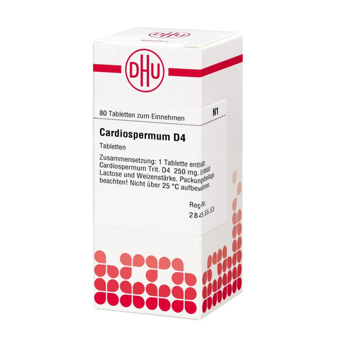Cardiospermum D4 DHU Tabletten, 80 pcs. Tablets