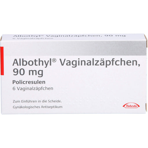 Albothyl  Vaginalzäpfchen, 90 mg, 6 St. Zäpfchen