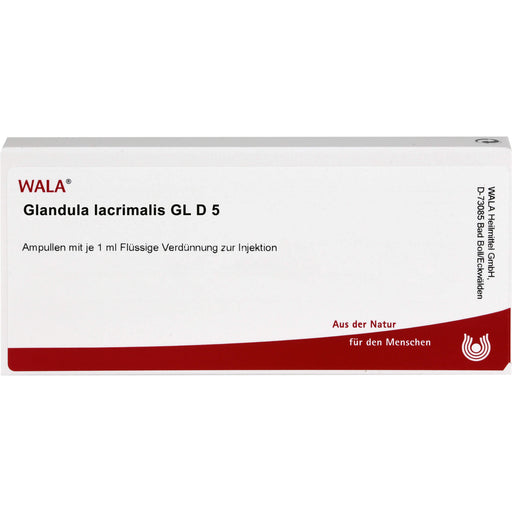Glandula lacrimalis Gl D5 Wala Ampullen, 10X1 ml AMP