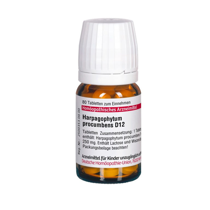 Harpagophytum procumbens D12 DHU Tabletten, 80 pc Tablettes