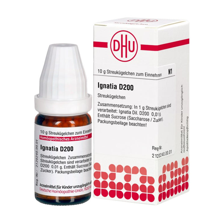 DHU Ignatia D 200 Streukügelchen, 10 g Globuli