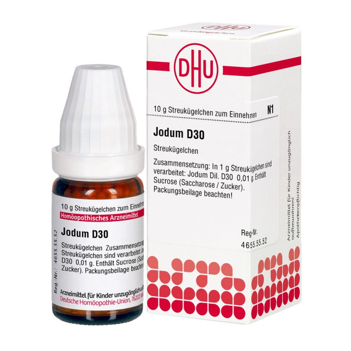 Jodum D30 DHU Globuli, 10 g Globules