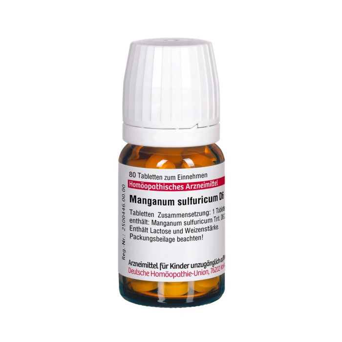 Manganum sulfuricum D6 DHU Tabletten, 80 pcs. Tablets