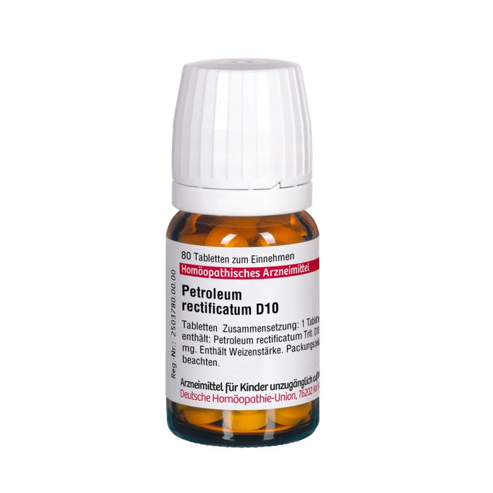 Petroleum rectificatum D10 DHU Tabletten, 80 pcs. Tablets