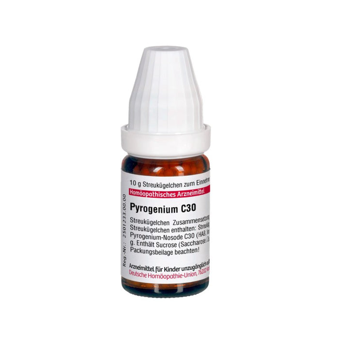 Pyrogenium C30 DHU Globuli, 10 g Globules