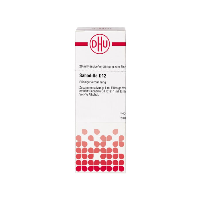 Sabadilla D12 DHU Dilution, 20 ml Lösung