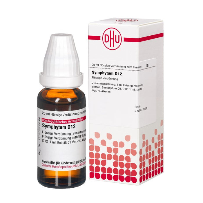 Symphytum D12 DHU Dilution, 20 ml Solution