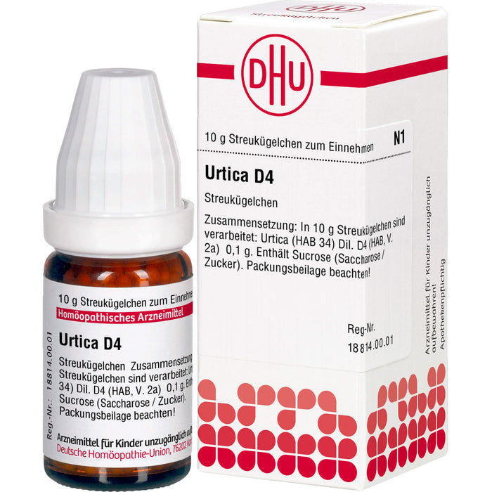 Urtica D4 DHU Globuli, 10 g Globules