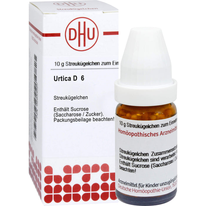 Urtica D6 DHU Globuli, 10 g Globules