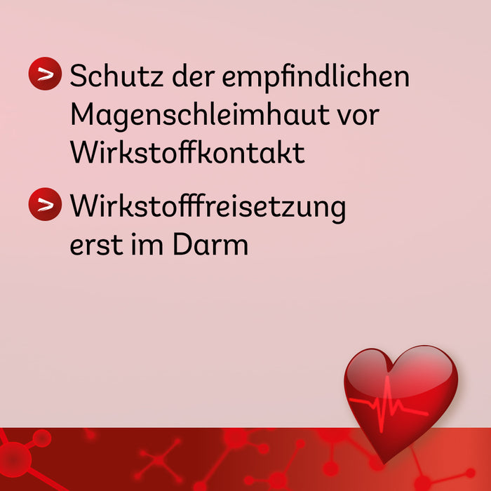 ASS Dexcel Protect 75 mg Tabletten bei Herz-Kreislauf-Erkrankungen, 100 pc Tablettes