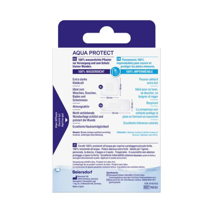 HANSAPLAST Aqua Protect, 20 pc Pansement