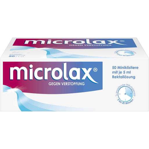 Microlax kohlpharma Rektallösung, 50 St. Klistiere