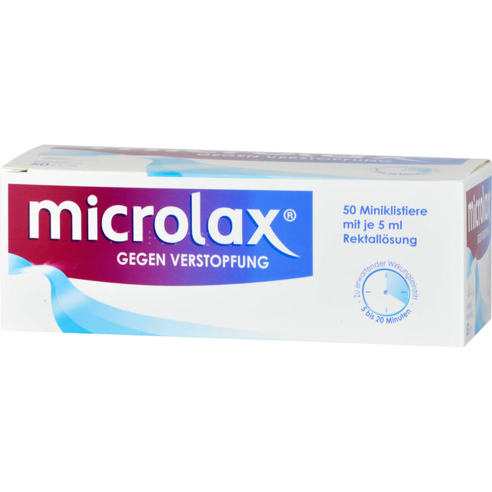 Microlax kohlpharma Rektallösung, 50 pcs. Enemas