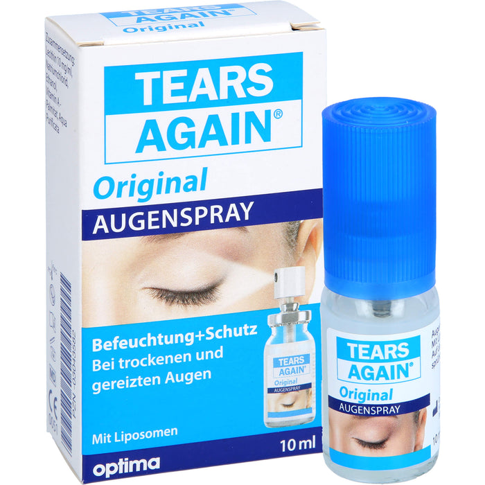 TEARS AGAIN Augenspray, zur verbesserten Befeuchtung der Augen und Augenlider, 10 ml Solution