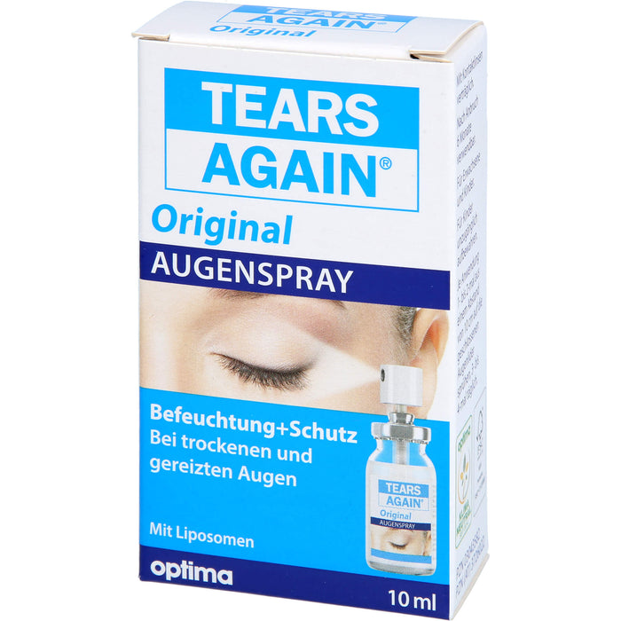 TEARS AGAIN Augenspray, zur verbesserten Befeuchtung der Augen und Augenlider, 10 ml Solution