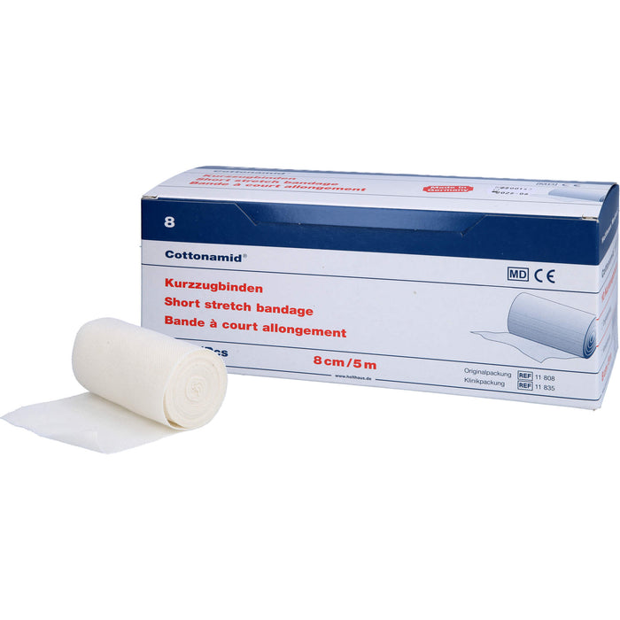 Cottonamid Kurzzug-Binde 8 cm x 5 m, 10 pc Bandage