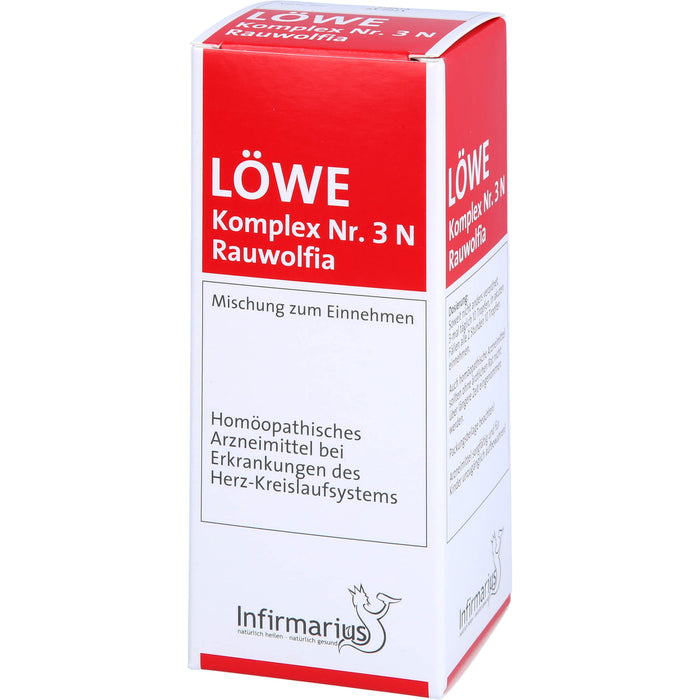 LÖWE Komplex Nr. 3 N Rauwolfia Tropfen, 100 ml Solution