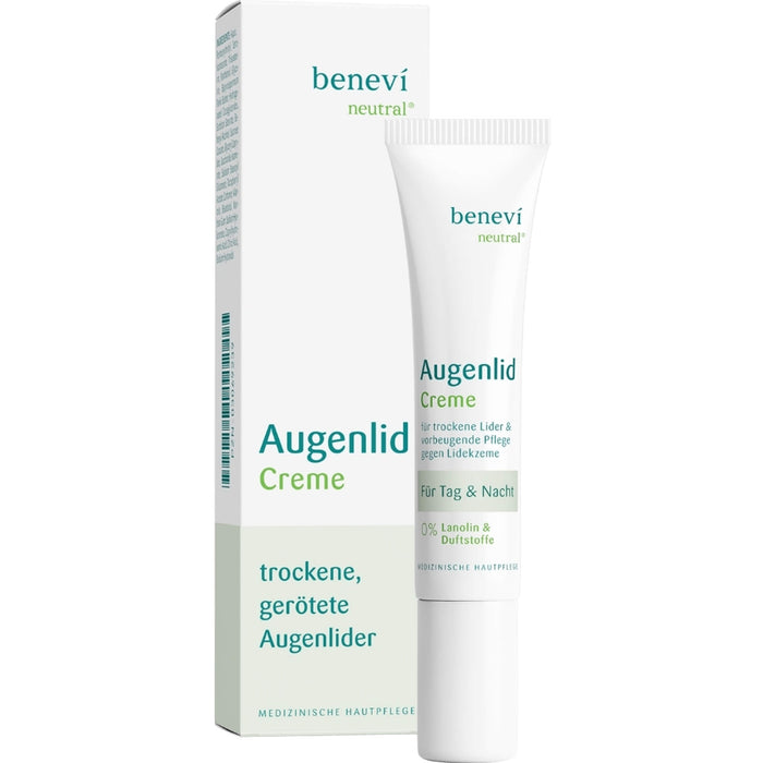 BENEVI NEUTRAL Augenlid-Creme, 15 ml Crème