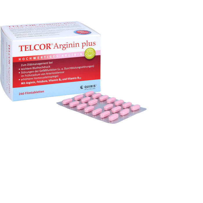 TELCOR Arginin plus, 240 pc Tablettes